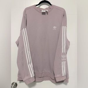 Adidas light purple pullover hoodie
